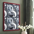 thumbnail image 5 of Celestial Love Collection E Framed Print in Red Solid Wood Framed Print No Nail Hanging, 5 of 6