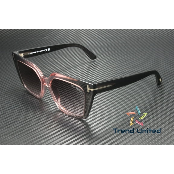 Tom Ford FT1030 20G Plastic Grey Other Brown Mirror 53 mm Women's Sunglasses