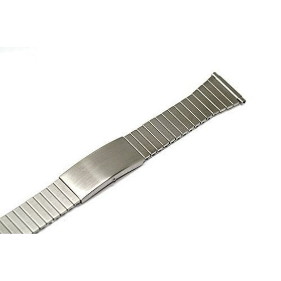 TIMEX Fast Fit Stainless Steel Silver Expansion Strap Watch Band, 16-20mm, Unisex