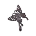 thumbnail image 2 of Gancho de pared decorativo Gancho para llaves Montaje en pared Soporte de estilo retro Colgando Perchero resistente Soporte para toallas para llaves Mariposa, 2 of 8