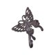 thumbnail image 2 of Gancho de pared decorativo para llaves, perchero retro para ropa, rústico Mariposa, 2 of 9
