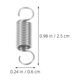 thumbnail image 2 of unbranded 5Ud Resorte De Embudo De Acero Inoxidable Para Cocina Accesorio Flexible Y Duradero Plata, 2 of 8