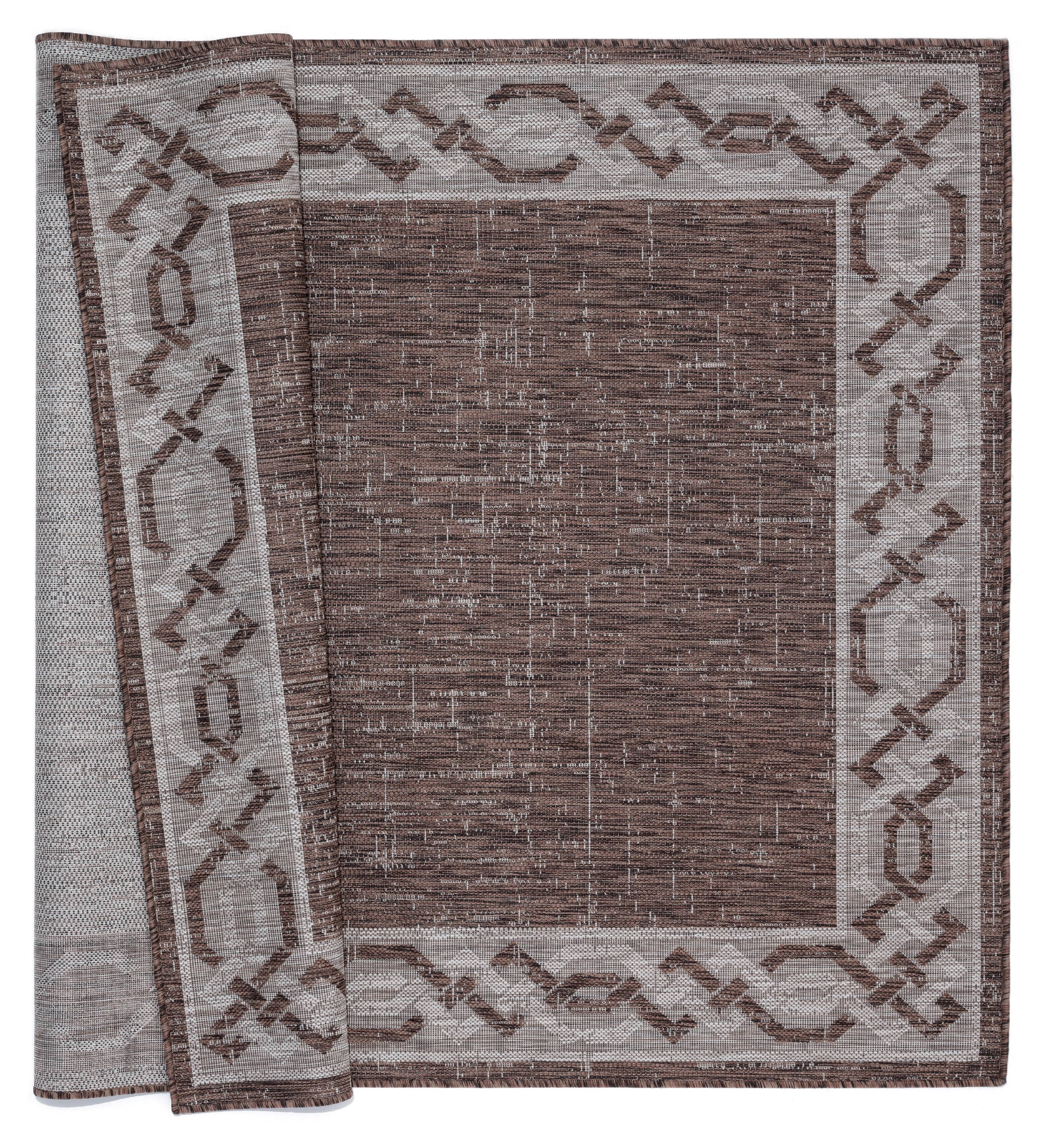 United Weavers Mali Parmalee Traditional Border Area Rug, Brown, 7'10" x 10'6"