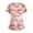 A#-021 Complexion, variant on Valentine's Day Scrubs for Women Clearance Professional Love Heart Print Print Short Sleeve Scrub Tops Women Trendy V Neck Nurse Top Plus Size Workwear with Side Pockets