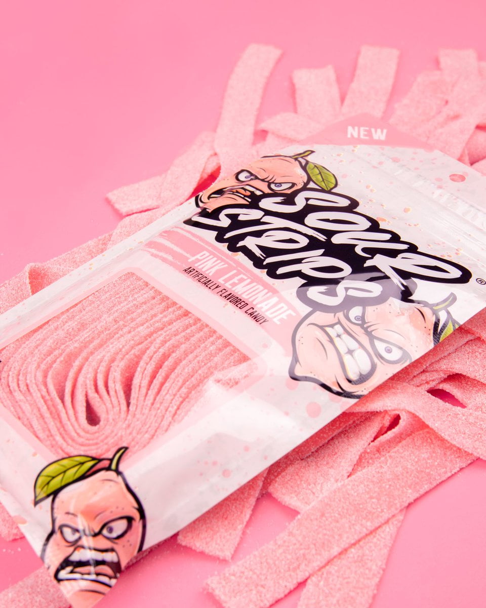 Pink Lemonade Sour Strips