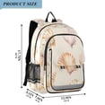 thumbnail image 2 of FORMRS School Backpack 17" Student Travel Bag with Laptop Compartment, Pink Seashell, 2 of 7