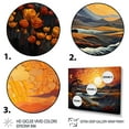 thumbnail image 3 of Designart "Sunset Painted Skies painting" Landscapes Floater Framed Canvas Print, 3 of 7