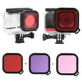 thumbnail image 2 of Visland 3Pcs Plongée Étanche Boîtier Filtre d'Objectif pour Insta360 One R Caméra, 2 of 8