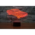 thumbnail image 2 of YSITIAN Cool Car 3D Illusion LED Night Light Colorful Acrylic Table Lamp for Party Kids Toys Home Deco Bar Lamp H1116-150, 2 of 7