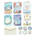 thumbnail image 2 of Clearance! 2023 Happy Easter Day Holiday Greeting Cards 7 X 10.5cm Bunny Egg Easter Gift Card Envelope Sticker, 2 of 8