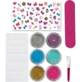 thumbnail image 6 of Cool Maker JoJo Glitter Nails Manicure Kit for Kids, 6 Colors, Glitter & Decals, 6 of 6