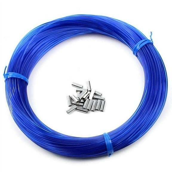 Diamond Fishing Products Diamond Outrigger Kit 400# 50yards or 100yards 50 Yards, Blue Leader