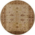 thumbnail image 1 of Ahgly Company Machine Washable Indoor Round Industrial Modern Mahogany Brown Area Rugs, 4' Round, 1 of 7