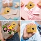 thumbnail image 5 of Porta Tarjetas de Regalo de Cristal En Forma de Corazón | Recuerdo de Bolsillo de Plástico Resistente | Incluye Tarjeta de Felicitación para Notas Personalizadas | Ideal para Cumpleaños, Festividades, 5 of 6