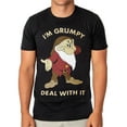 thumbnail image 2 of Disney Snow White Shirt Men's Im Grumpy Deal With It Short Sleeve Tee, 2 of 5