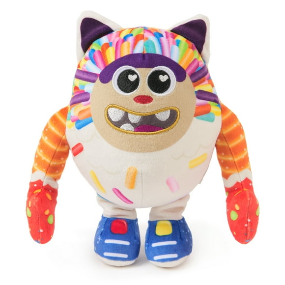 Gabby's Dollhouse: The Movie, Peluche Cookie Bobby officielle, chat en peluche, jouets souples pour les enfants à partir d'un an, arc-en-ciel, 20,3 cm