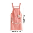 thumbnail image 3 of Taotanxi Women'S Cute Bunny Ears Apron With Pockets, Comfortable Kitchen Apron, Perfect for Coffee Shop, Baking, Gardening, Easter, Cooking., 3 of 6