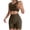 Z-Coffee155, variant on Womens Summer 2 Piece Sweater Sets Casual Yoga Breathable Round Neck Solid Color Sleeveless Crop Tank Top With Tight Shorts For Workout And Daily Wear Comfortback Tie Female Clothing Set