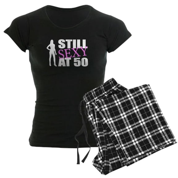 CafePress - Still Sexy 50 Dark - Women's Dark Pajamas