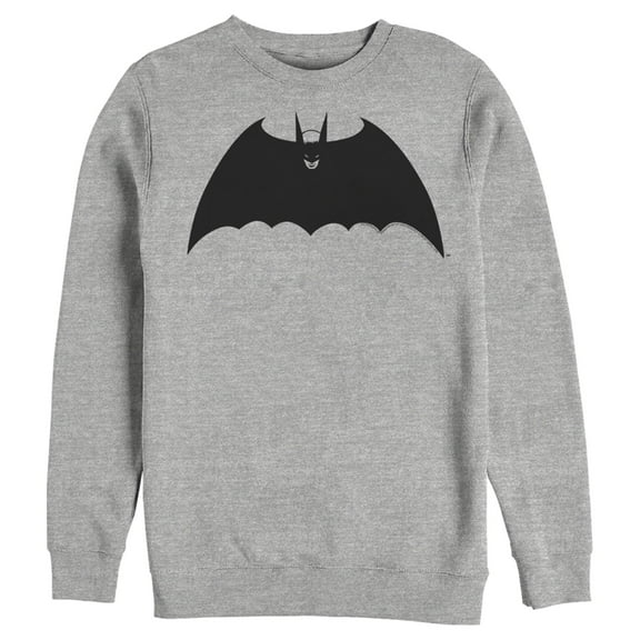 Men's Batman Winged Caped Crusader Symbol  Sweatshirt Athletic Heather X Large