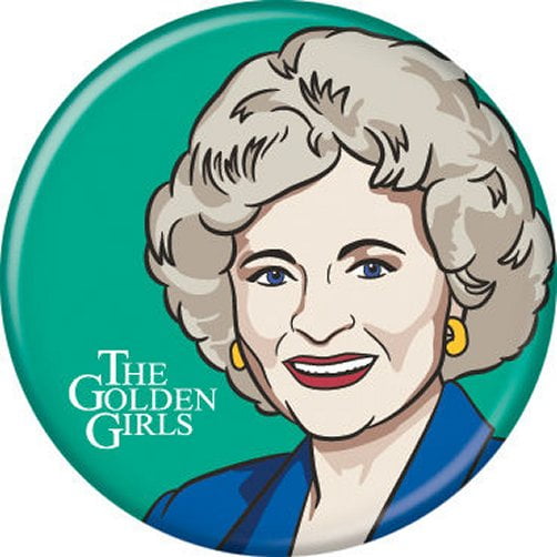 Golden Girls Rose Cartoon Licensed 1 25 Inch Button 87198 Walmart Com Walmart Com