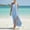 *Light Blue, variant on U Women's Halter Neck Sleeveless Backless Maxi Dress,Beach Vacation Summer Dress with Slit Beige,Women's Plus M