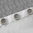 thumbnail image 4 of Feelyou Damask Curtains Pack of 2 (42x84 Each), Sliver Hippie Snake Curtains Blackout, 4 of 6