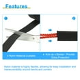 thumbnail image 4 of Unique Bargains 0.8' ID 10FT Nylon Protective Hose Sleeve, Cable Cover Sheath Protection, Black, 4 of 4