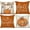 Orange Pumpkin, variant on Fall Pillow Covers 18x18 inch Set of 4 Buffalo Plaid Fall Blue Pumpkin Throw Pillow Cover Autumn Thanksgiving Decoration for Home Couch Bed