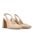 thumbnail image 4 of Zapatillas para Dama Tacones para Mujer Davenia de Piel Beige, 4 of 5