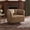 Saddle, variant on ReNest Mid Century Modern Swivel Accent Chair with Channel Tufting, Solid Wood Frame, 360-Degree Base, 30.3"D x 35.0"W x 28.3"H, Cream