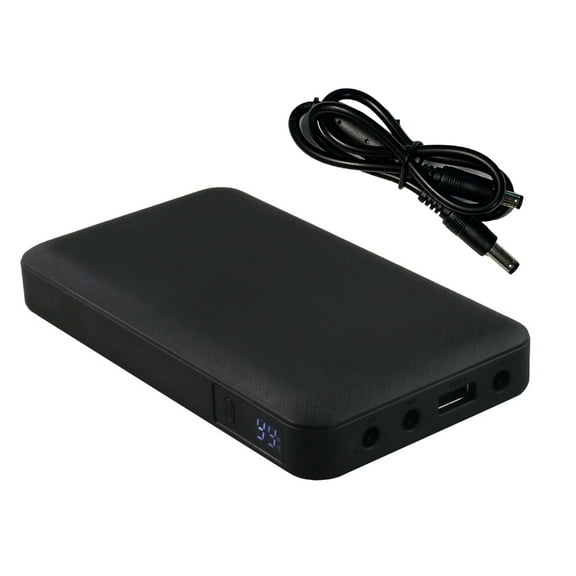 10000mAh Uninterruptible Power Supply UPS Router Optical Adapter Backup Power Supply 5V 6V 9V 12V 25W UPS