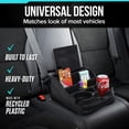 thumbnail image 2 of Consola Central pequeña para Coches, Camiones, minivans, SUV, Organizador de vehículos, portavasos, plástico Reciclado (Negro), 2 of 6