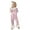 Pink, variant on YWOAGH Children Casual Comfort Solid Color Pajamas Set Long Sleeve Shirt and Pants Two Piece Outfit Baby Girl Outfits for Kids Pink 14 Years