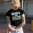 thumbnail image 2 of Father in Periodic Table of Elements, The Noble Element - Chemist Dad Father's Day, Black T-Shirt, Small, 2 of 5