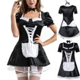 thumbnail image 2 of Pompotops Costume de Femme Adorable Cosplay Animation (Robe + Nœud Papillon), 2 of 9