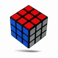 thumbnail image 1 of 3x3 Speed Cube Easy Turning Magic Cube 3x3x3 Puzzle Cube Educational Brain Teaser Game (56mm), 1 of 3