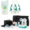 Evenflo Advanced Deluxe Double Electric Breast Pump with Bonus Milk Storage Bags & Adapters