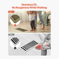 thumbnail image 4 of KFFKFF 4x10 Inch Floor Registers, Set of 6 Vent Grilles, HVAC Robust Walkable Iron Floor Vents, Conveniently Modifiable Corrosion-Resistant Air Vents Deflector with Metal Damper, 4 of 9