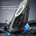 thumbnail image 3 of Y4O For iPhone 14 Pro Max Magnetic Case Aluminum Alloy + Silicone n5e + PC Clear Phone Cover - Silve, 3 of 5