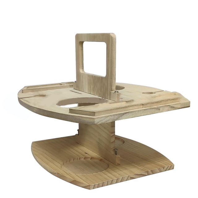 Mesa De Vino De Madera Portátil Al Aire Libre Portavasos De Mesa De Vino Portátil Cerveza Al Aire Libre Mesa De Vino Titular De Bebida Titular De Bebida Para Eventos De Campamento En El Patio Trasero Guardurnaity HA036267-00