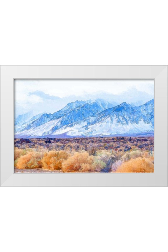 Murdock, Ramona 14x11 White Modern Wood Framed Museum Art Print Titled - High Desert Vista II