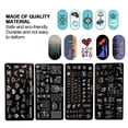 thumbnail image 4 of Exquisite Workmanship Convenient And Practical Nail Stamping Plate, Not Easy To Fall Off Nail Printing Stencils, Beauty Salon For Home 01-04,05-08,09-12,13-16, 4 of 8