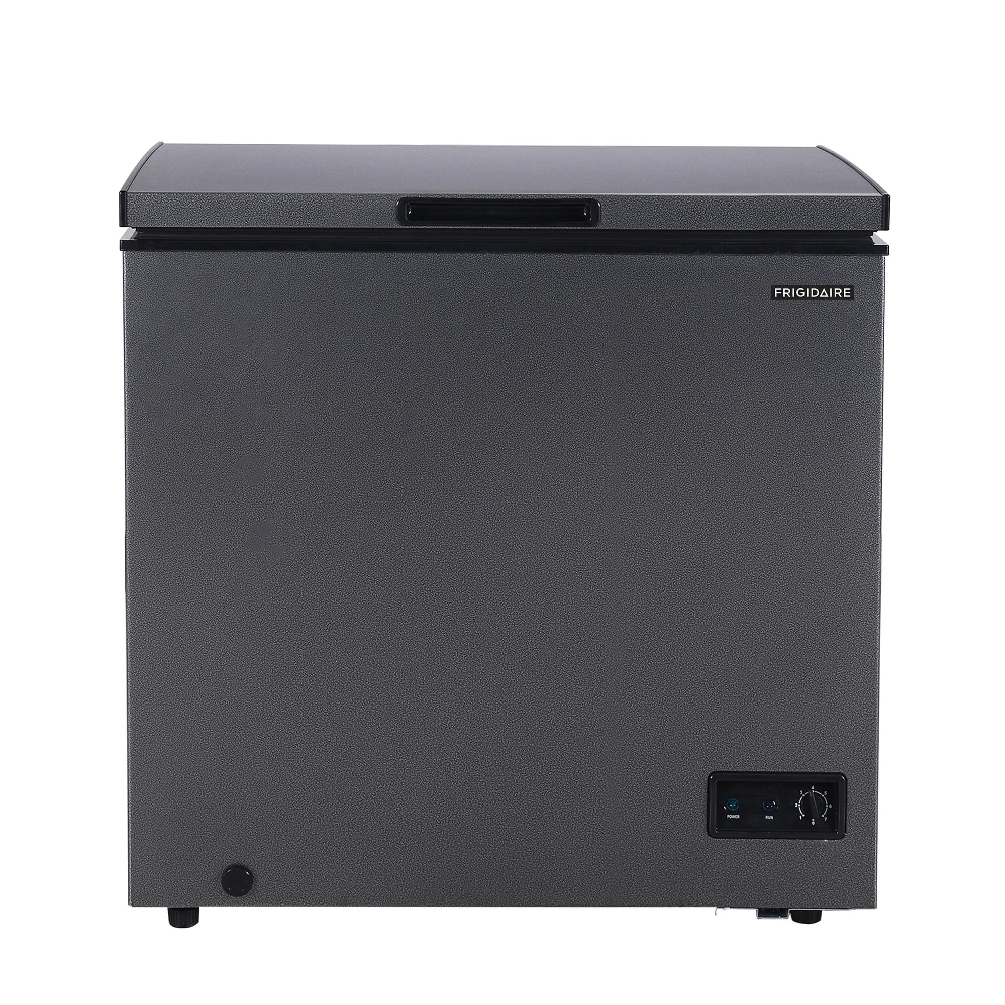 Frigidaire 7.0 Cu. ft. Garage Ready Chest Freezer in Black Granite Finish, Deep Freezer for Garage, Kitchen, Basement, Bulk Food Storage