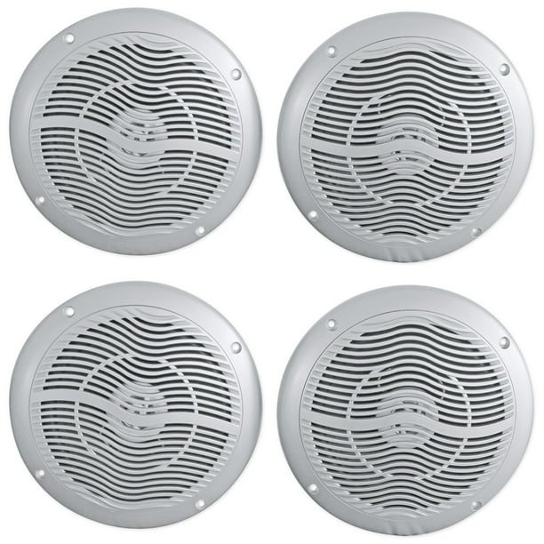 (4) Rockville RMC65S 6.5" 1200 Watt Waterproof Marine Boat Speakers 2