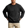 thumbnail image 3 of CYiJun Men's Crewneck Sweatshirts Lightweight Long Sleeve Casual Pullover Fleece Sweatshirt, 3 of 10