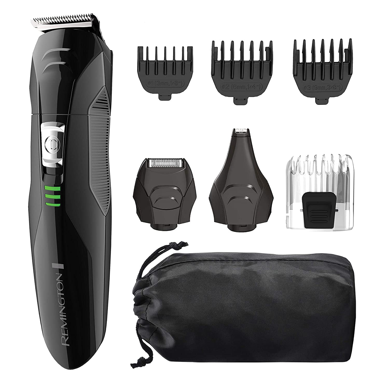 Grooming Kit, Lithium Powered, 8 Piece Set with Trimmer, Men's Shaver, Clippers, Beard Stubble Combs, PG6025, Black - Walmart.com