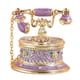 thumbnail image 3 of Organizador de Baratijas de Joyería Yinane con Soporte de Anillo y Adornos Decorativos Púrpura, 3 of 8