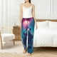 thumbnail image 4 of Balery DJ Panda Hot Air Balloon Pantalones de pijama para mujer, pijamas ultraligeros, pantalones de estar por casa-Small, 4 of 6