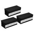 thumbnail image 1 of CHUANK CD Storage Box with Lid Nonwoven Fabric CD Organizer Case Foldable CD Case Holder Large Capacity DVD Storage Box for Storing Media Game Discs Books, 1 of 11
